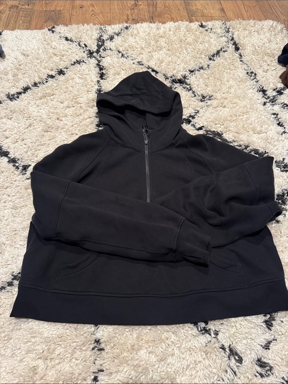 Scuba oversized half zip